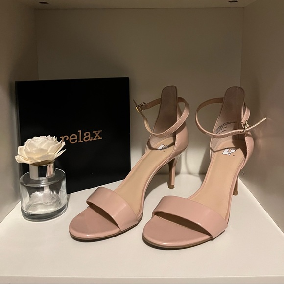 Nordstrom BP Luminate Open Toe Sandal Heels - Picture 2 of 6